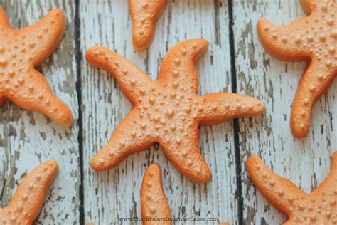How To Decorate Starfish Cookies The Farmers Daughter Bakes