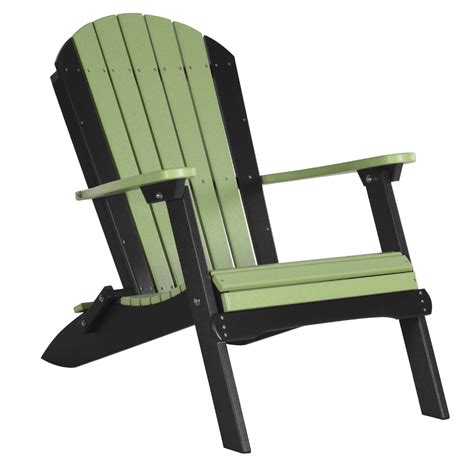 Lakeside Adirondack Chair Lime Green Black 1 