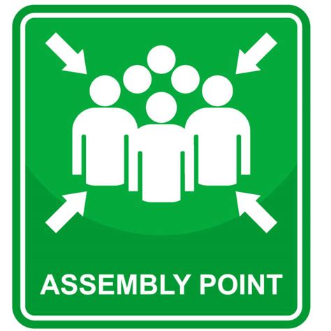 70 Assembly Point Sign Illustrations Royalty Free Vector Graphics