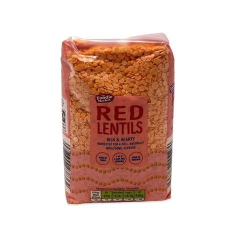 Red Lentils 500g Foodie Market Aldiie