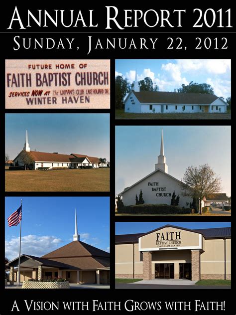 Fbc 2011 Annual Report Faith Baptist Church