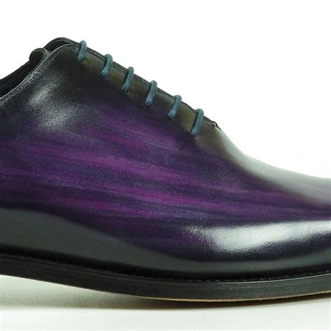 Goya Purple Mens Designer Dress Shoes Peter Hunt