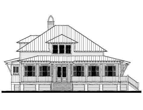 Oak Island Retreat (17309) House Plan (17309) Design from Allison
