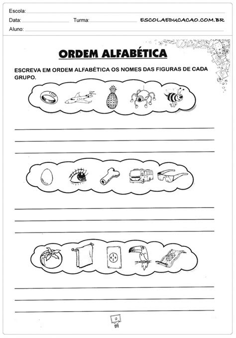 Atividades De Gramática 1º E 2º Ano Escola Educação