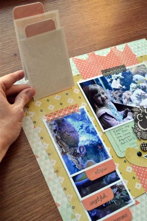 Use A Tab Punch To Make A Photo Flip Book Layout Like This One Romantic Scrapbook Scrapbook