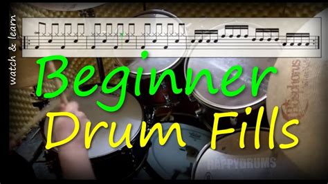 Drum Fills For Beginners Watch And Learn Youtube