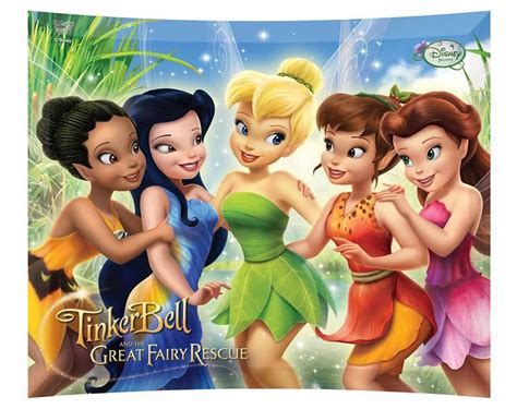 Tinkerbell Fairies Disney Fairies Group Hug Photo Entertainment