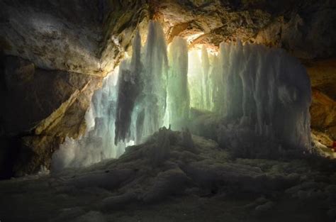 Ice Formations Picture Of Dachstein Giant Ice Caves Upper Austria