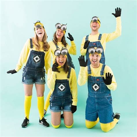 Gruppenkostüme Karneval Selber Machen Minions Gruppen Kostüme