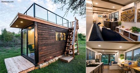 Tiny Homes Design Ideas With Functional Roof ~
