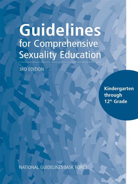 sex ed guidelines pdf sex education homosexuality