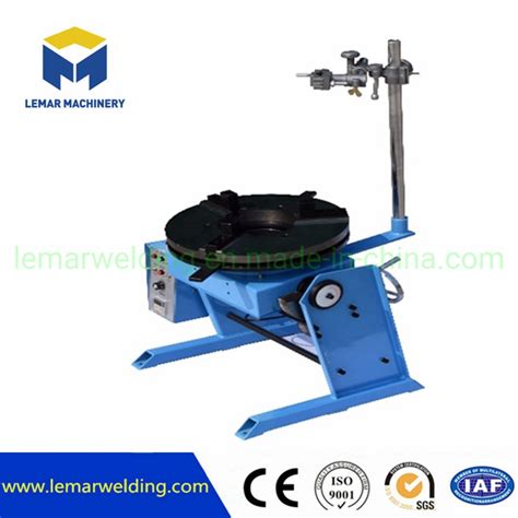 50kg Small Welding Positioner 90 Degree Tilting Turntable For Pipe Seam