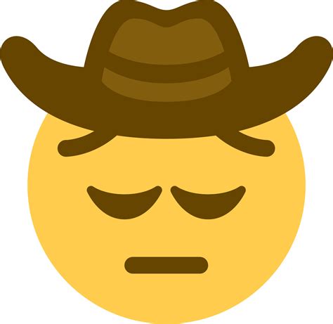 Pensive Cowboy Discord Emoji