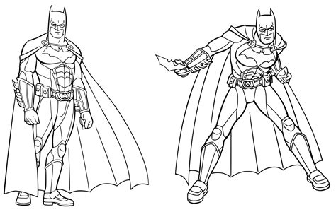 Free Printable Batman Coloring Pages Dc Comics Print Color Craft