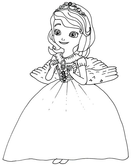 Sofia Coloring Pages At Free Printable Colorings