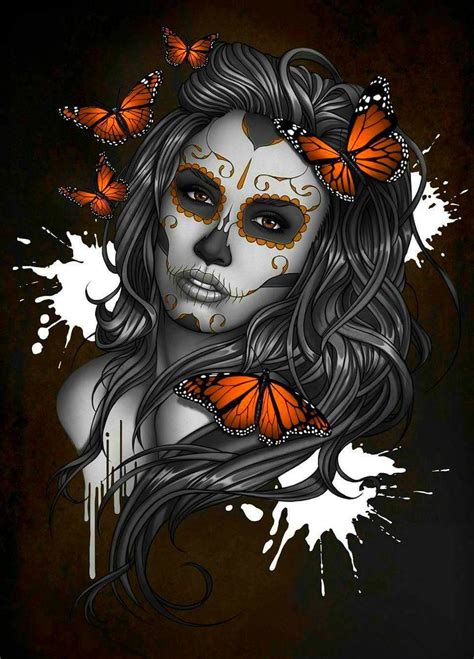 Learn draw traditional & digital. Pin by Nicole Adams on Day of the Dead | Sugar skull ...