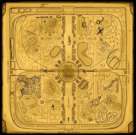 Bendy And The Ink Machine Chapter 1 Map Layout