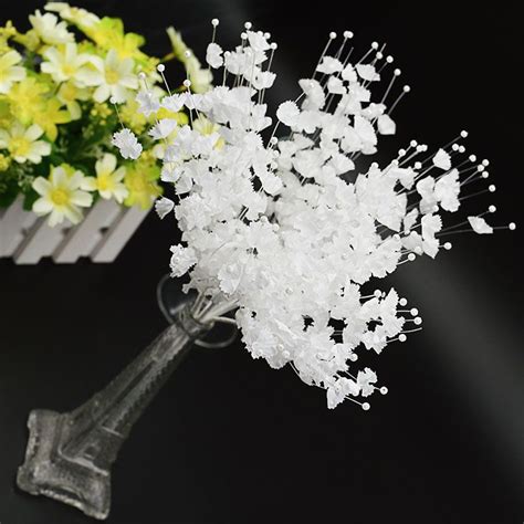 27cm Diy Flower Pearl Spray Stems White Wedding Invitation Card Candy