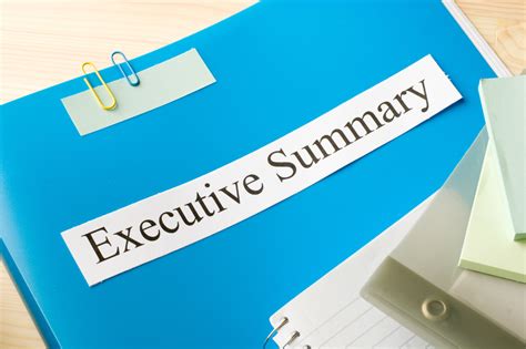 What Should I Include In The Executive Summary Section Of My Sba Loan