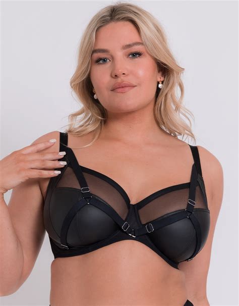 Curvy Kate Enclose Balcony Side Support Bra Black Curvy Kate Uk