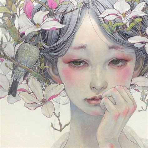 Artist Miho Hiranos Oil Paintings Communicate A Delicate Beauty