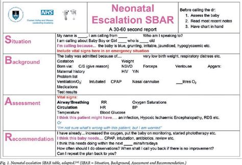 Image Result For Neonatal Assessment Tool Nicu Nurse Sbar Nursing