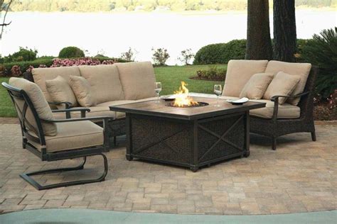 Sectional Firepit Outdoor Patio Furniture With Fire Pit