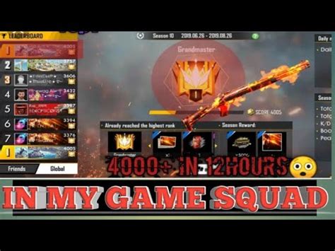 Players freely choose their starting point with their parachute and aim to stay in the safe zone for as long as possible. Free fire grandmaster 3 player in my game top 1 global ...