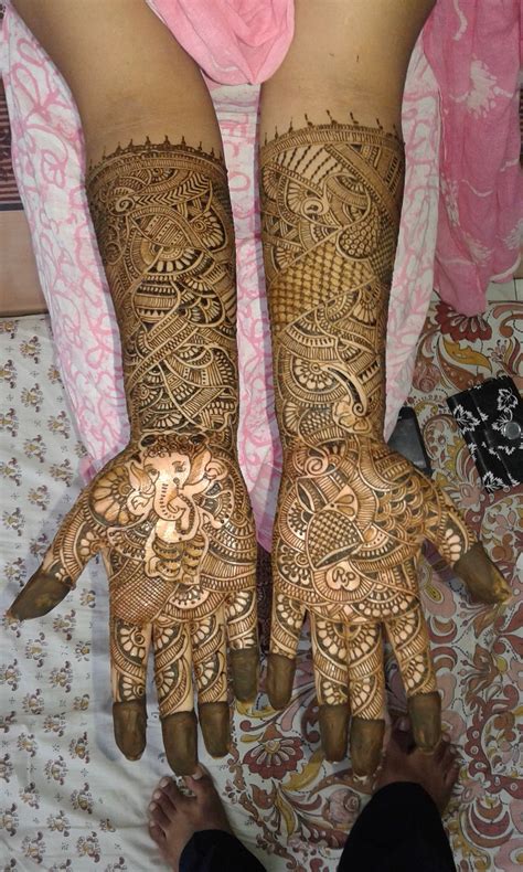 Henna Design For Engagement Henna Hand Tattoo Hand Tattoos Mehendi