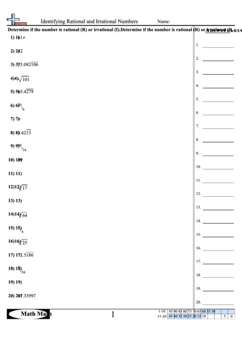 Identifying Prime And Composite Numbers Worksheet With Answer Key