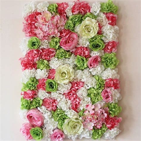 Artifical Silk Rose Hydrangea Flower Walls Wedding Backdrops Etsy