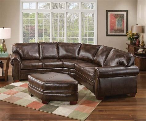 Simmons Upholstery Savannah Leather Sectional Sofa Set 9222 Set