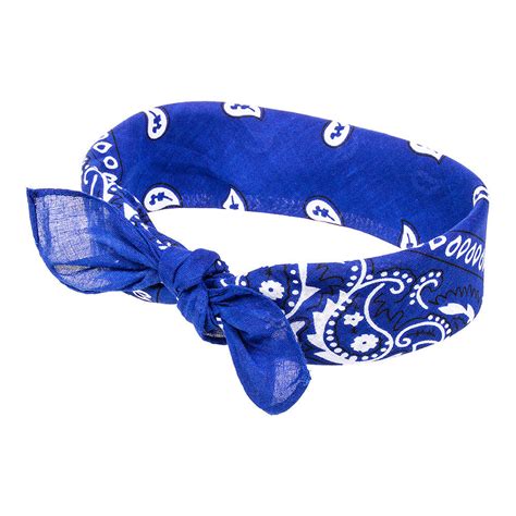 Download Blue Bandana Headband Wallpaper