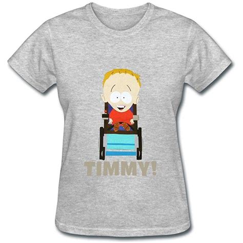 Foxgax Womens South Park Timmy On Wheelchair T Shirts Women02232