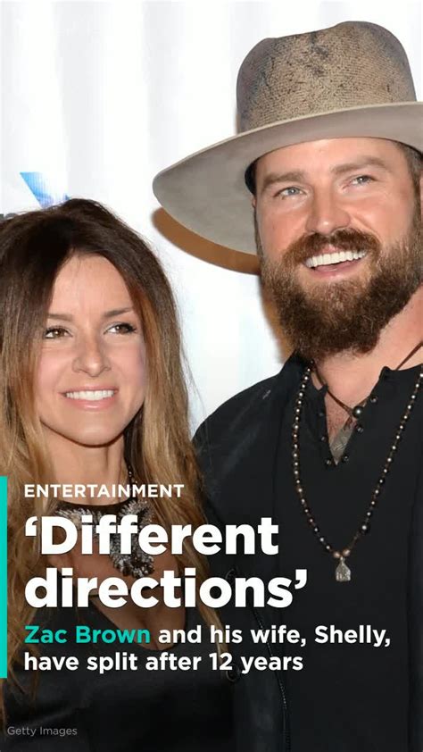 Zac Brown And His Wife Shelly Separate After 12 Years Of Marriage