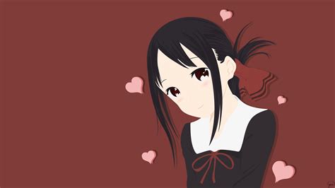 Dark Hair Kaguya Sama Love Is War Anime Girls Anime Heart Design