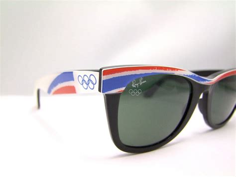 rare 92 albertville olympics ray ban sport wayfarer vintage etsy sunglasses vintage ray