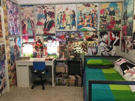 Anime Room Otaku Room Kawaii Bedroom Anime Bedroom Ideas