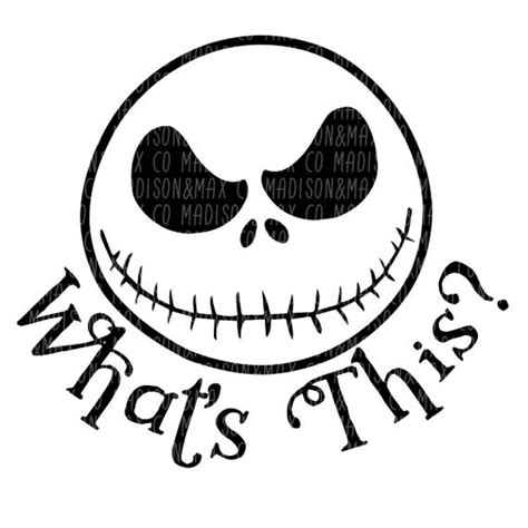 Jack Skellington SVG Nightmare Before Christmas Halloween | Etsy UK