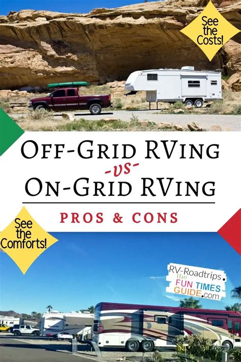A Full Time Rver Compares Off Grid Rv Living Vs On Grid Rving In