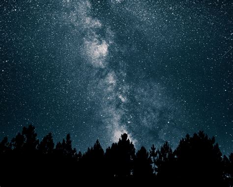 Download Wallpaper 1280x1024 Starry Sky Milky Way Stars Night