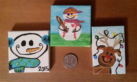 How To Make A Mini Canvas Ornament Creative Lee Made Arts And Crafts