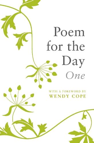 Poem For The Day By Nicholas Albery Wendy Cope Waterstones