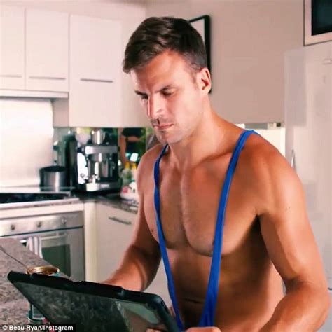 Beau Ryan Strips Down To Mankini In Instagram Video Daily Mail Online