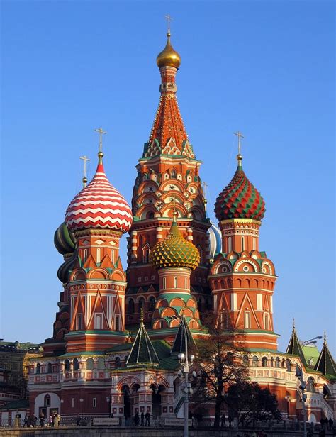 Moscow Red Square Historically Architecture Onion Domes Church