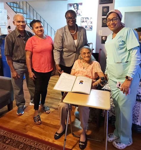 Persaud Honors Guyanese Centenarian Doris Letitia Fordyce With Proclamation On Reaching