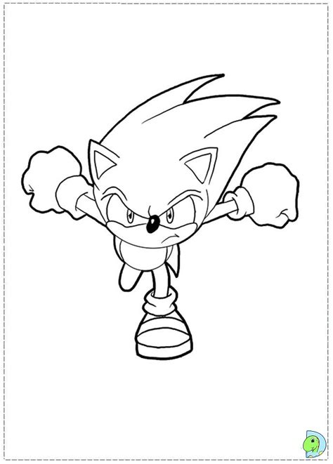 Sonic Coloring Page