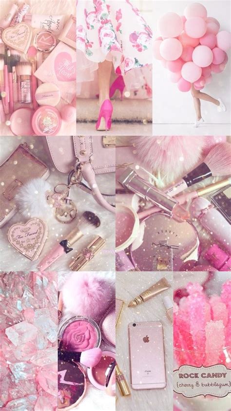 Cute Girly Collage Iphone Wallpaper Aesthetic Pastel Wallpaper Pink