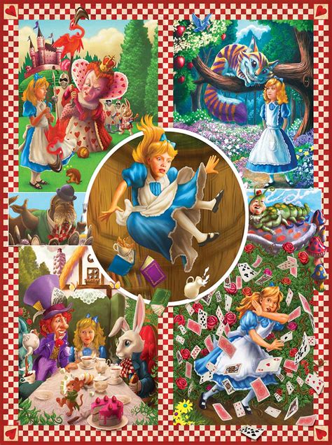 classic tales alice in wonderland 1000 pieces sunsout puzzle warehouse
