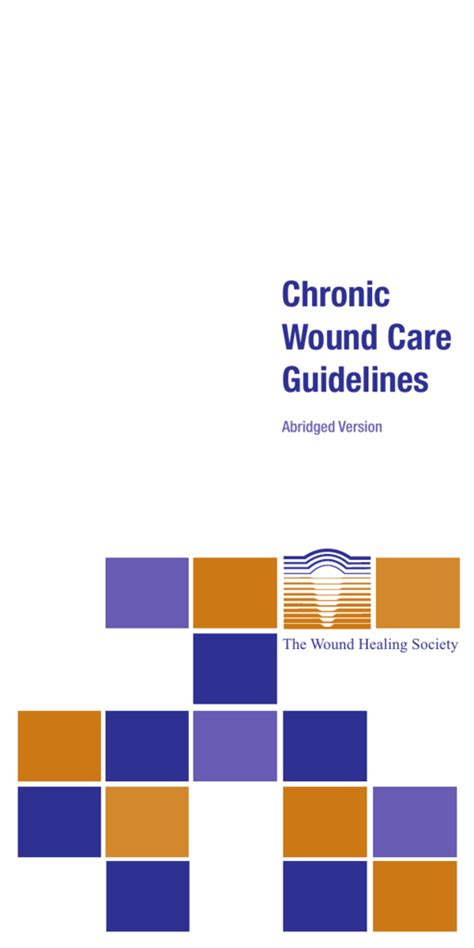 Chronic Wound Care Guidelines